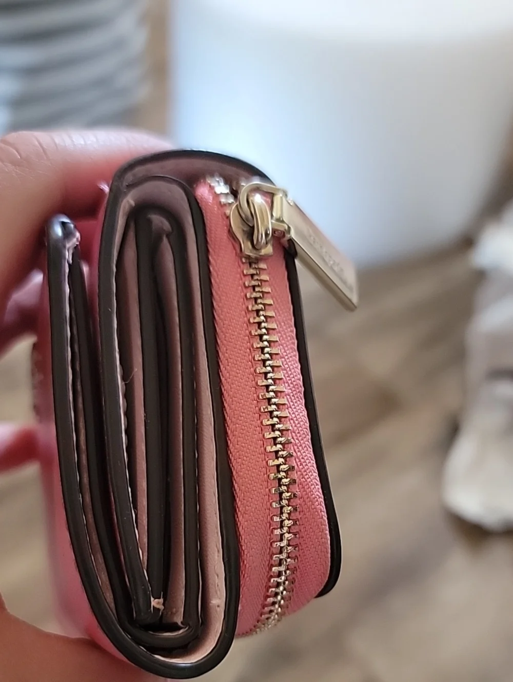 kate spade Picnic In The Park Small Trifold Wallet With Strawberries